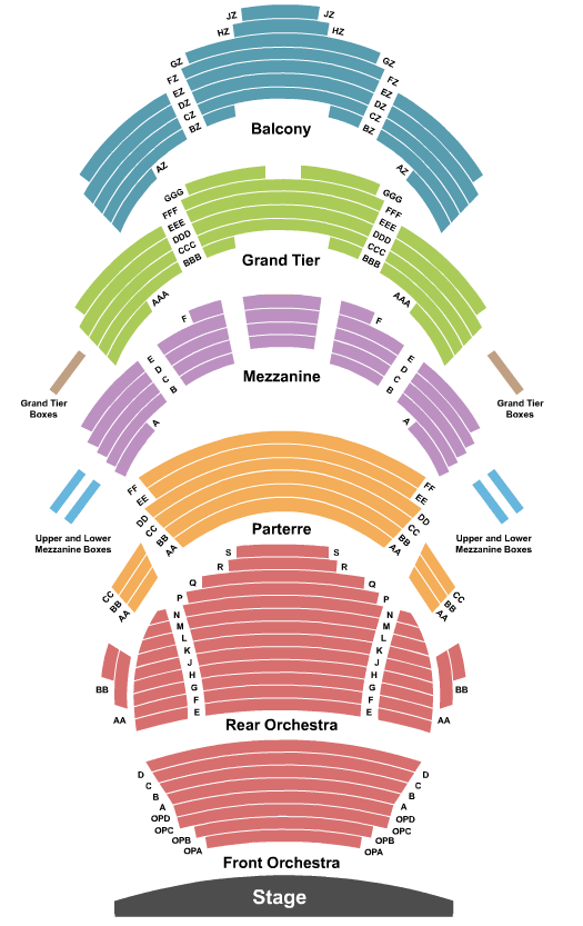 Muriel Kauffman Theatre Water For Elephants Seating Chart
